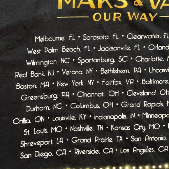 Max and Val Dancing with the Stars Tour 2016 shirt - Picture 10 of 11